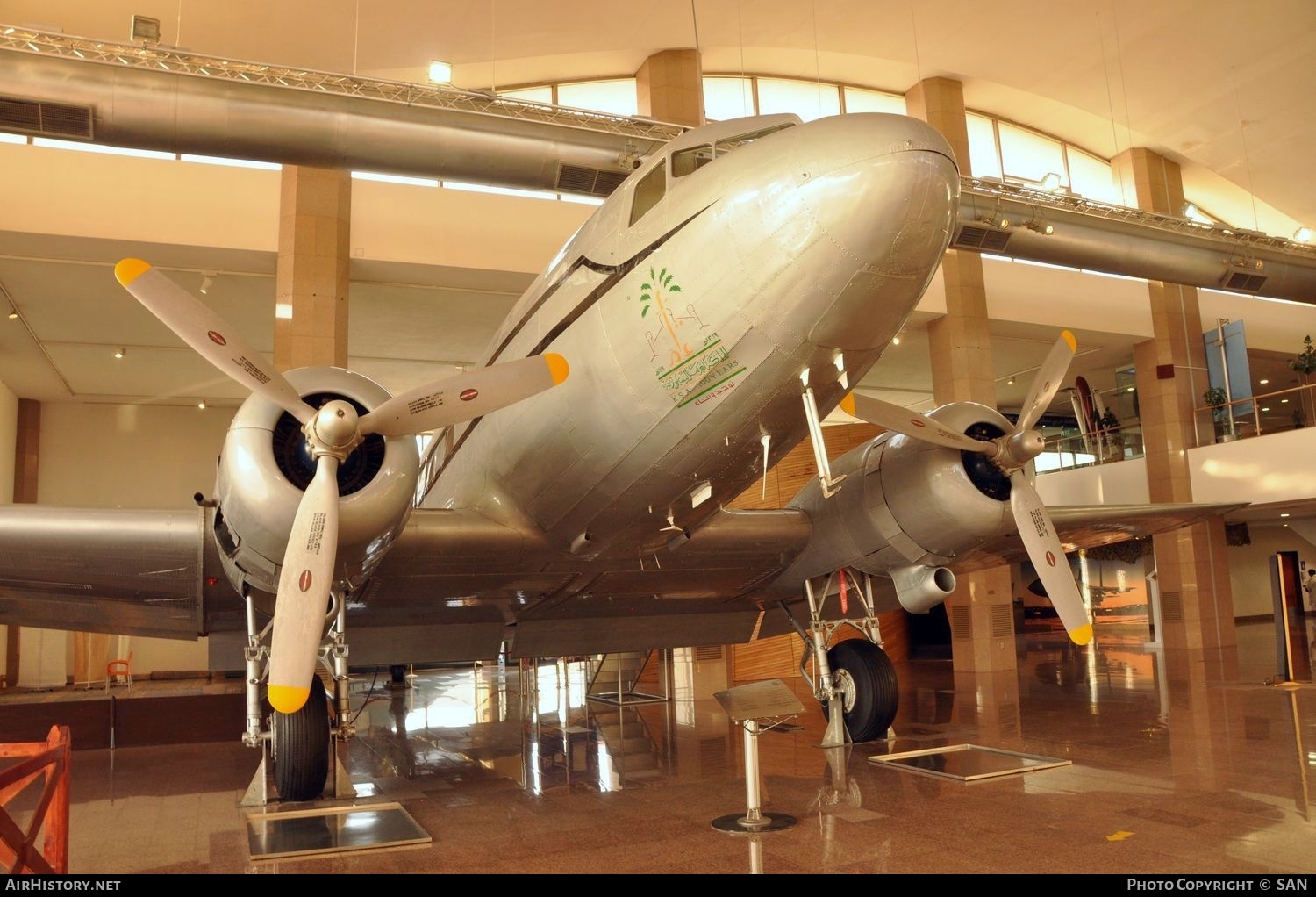 Aircraft Photo of SA-R-1 / HZ-SAR-1 | Douglas DC-3(C) | Saudi Arabia - Air Force | AirHistory.net #834318