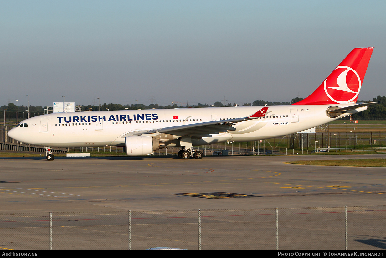 Aircraft Photo of TC-JIV | Airbus A330-223 | Turkish Airlines | AirHistory.net #834326