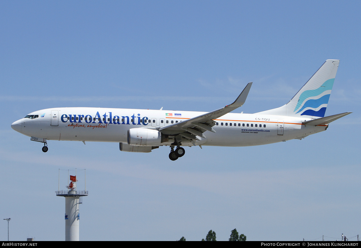 Aircraft Photo of CS-TQU | Boeing 737-8K2 | Euro Atlantic Airways | AirHistory.net #834333