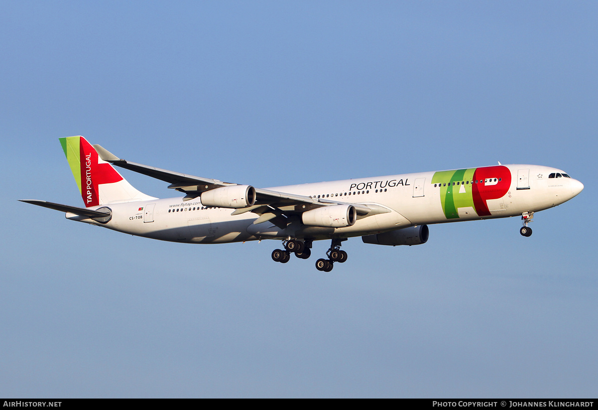 Aircraft Photo of CS-TOB | Airbus A340-312 | TAP Air Portugal | AirHistory.net #834335