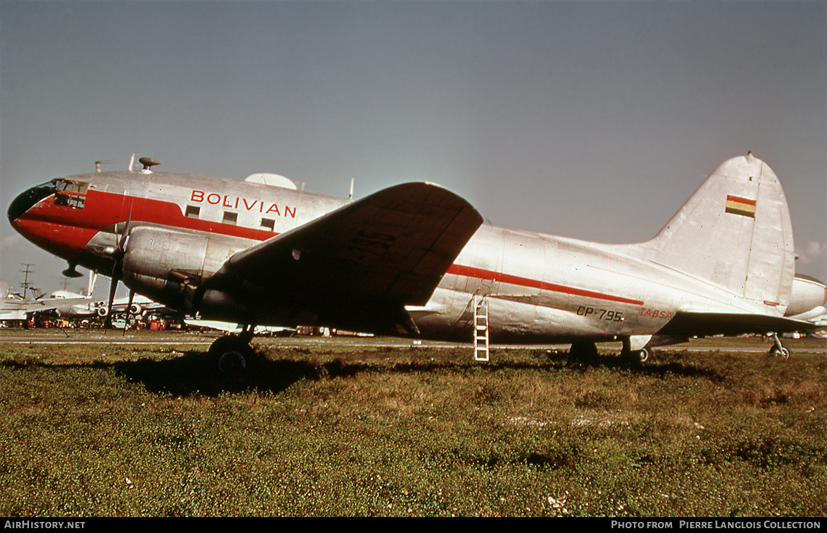 Aircraft Photo of CP-795 | Curtiss C-46F Commando | Bolivian Airways / TABSA - Transportes Aéreos Benianos | AirHistory.net #834365