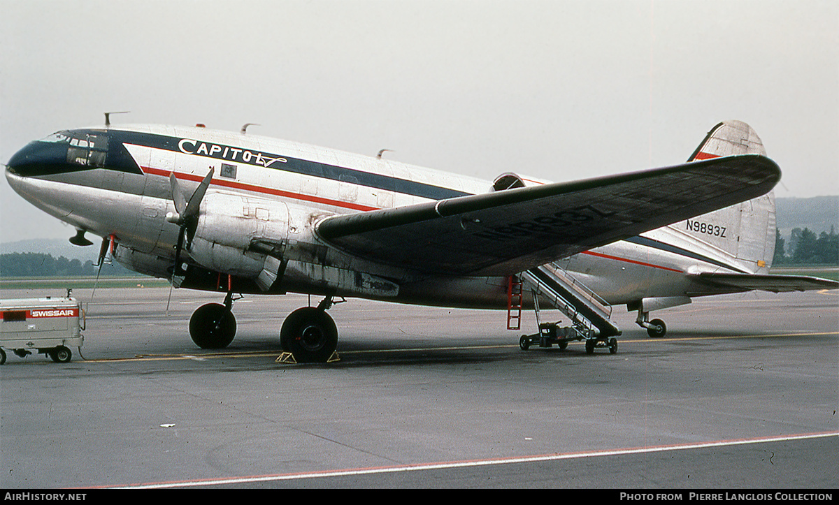 Aircraft Photo of N9893Z | Curtiss C-46D Commando | Capitol Airways | AirHistory.net #834387