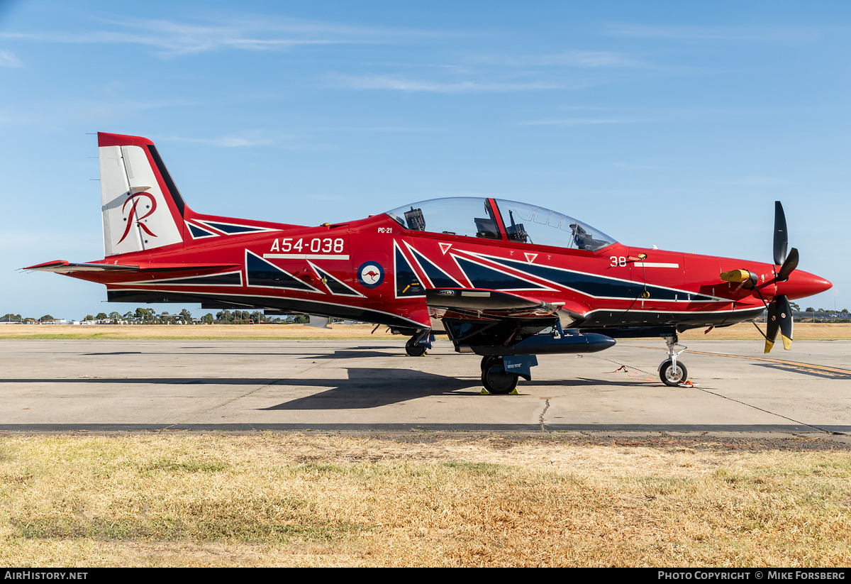 Aircraft Photo of A54-038 | Pilatus PC-21 | Australia - Air Force | AirHistory.net #834404