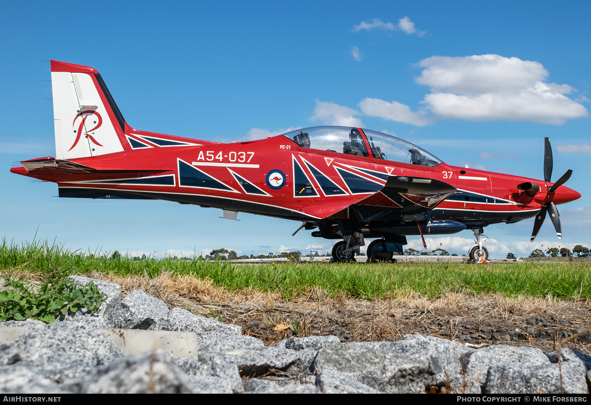 Aircraft Photo of A54-037 | Pilatus PC-21 | Australia - Air Force | AirHistory.net #834448
