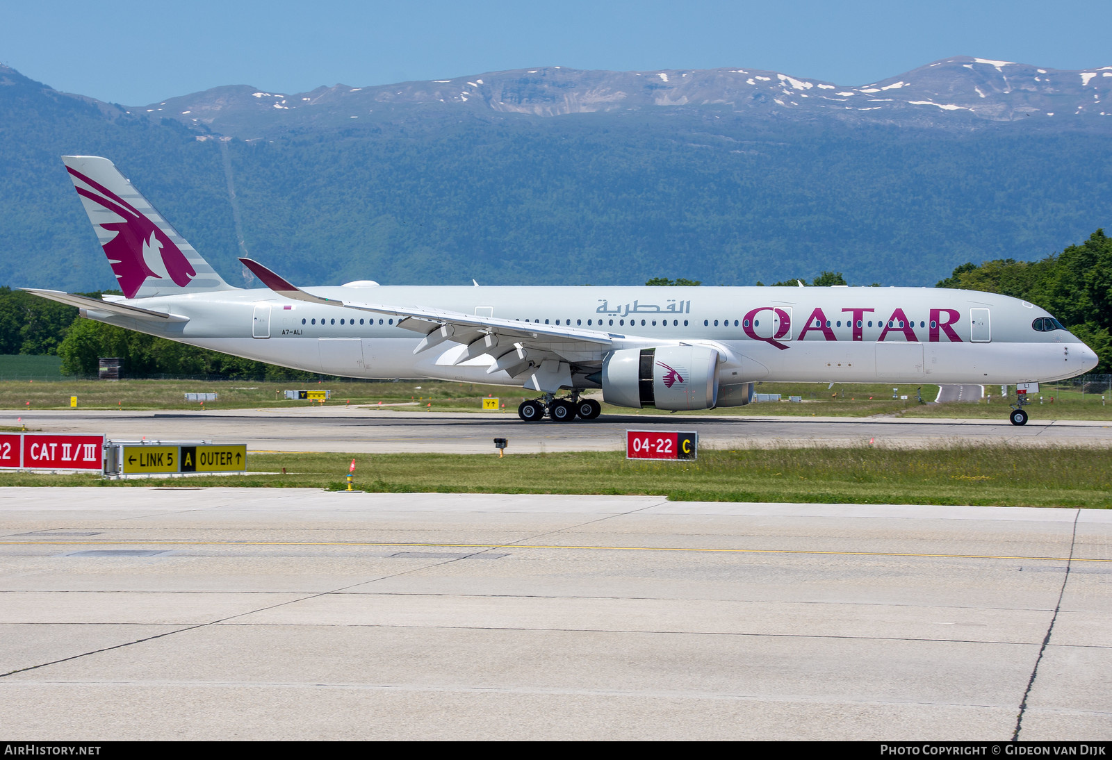 Aircraft Photo of A7-ALI | Airbus A350-941 | Qatar Airways | AirHistory.net #834484