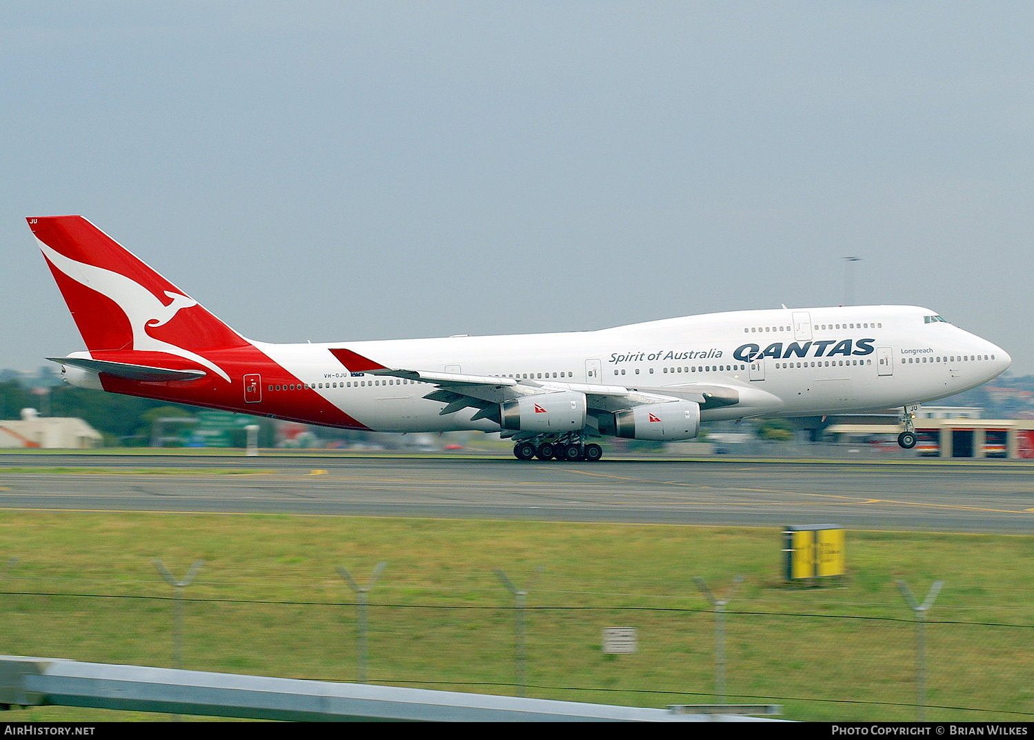 Aircraft Photo of VH-OJU | Boeing 747-438 | Qantas | AirHistory.net #834513