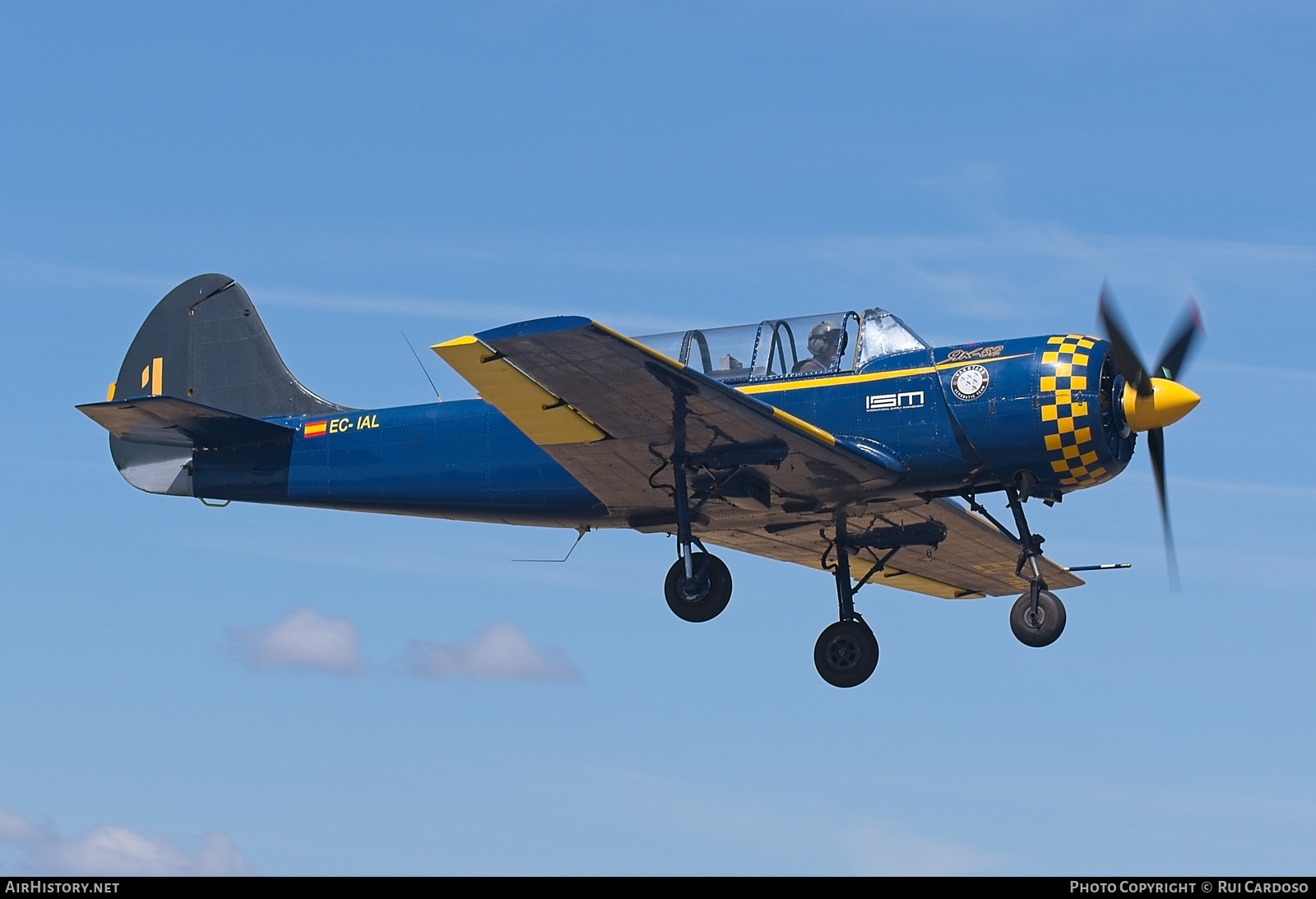 Aircraft Photo of EC-IAL | Yakovlev Yak-52 | AirHistory.net #834582