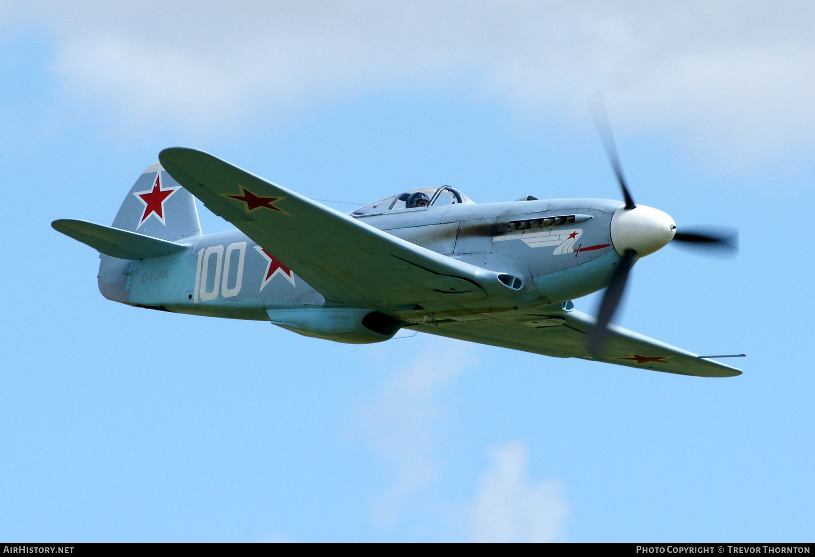 Aircraft Photo of D-FJAK / 100 white | Yakovlev Yak-3UA | Soviet Union - Air Force | AirHistory.net #834618