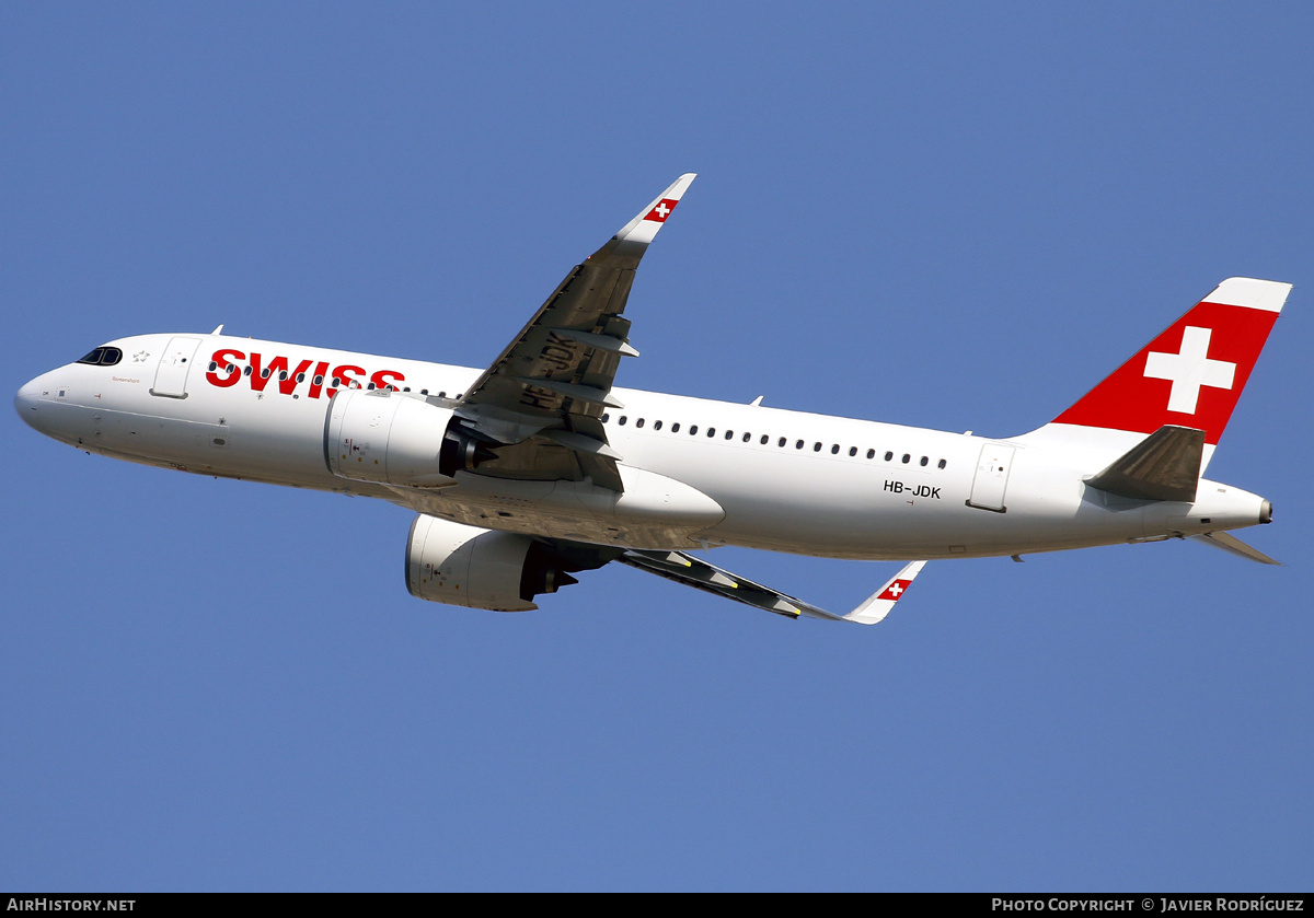 Aircraft Photo of HB-JDK | Airbus A320-271N | Swiss International Air Lines | AirHistory.net #834719