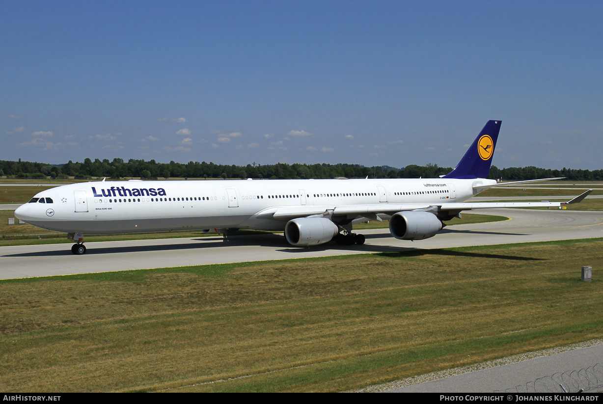 Aircraft Photo of D-AIHU | Airbus A340-642 | Lufthansa | AirHistory.net #834737