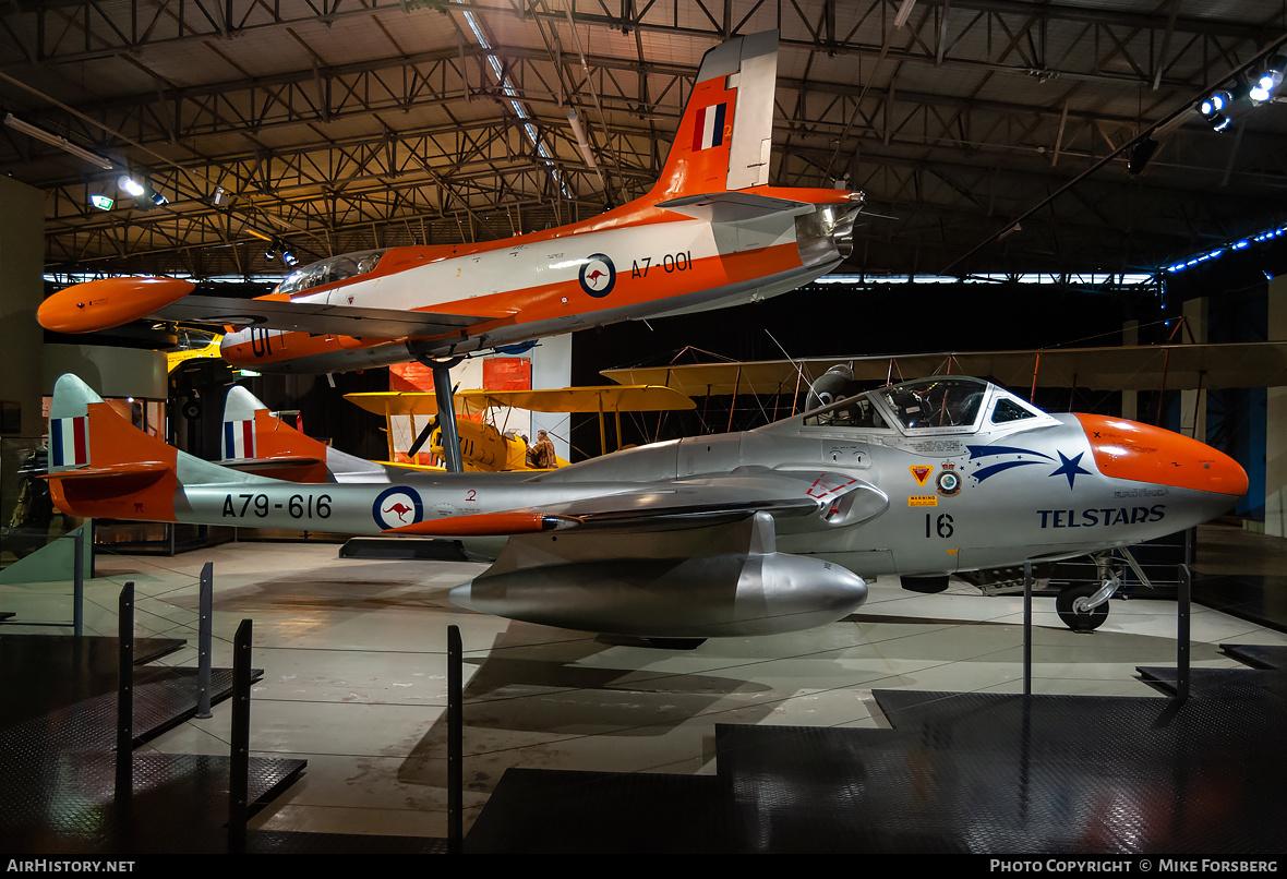 Aircraft Photo of 79-616 | De Havilland D.H. 115 Vampire T35 | Australia - Air Force | AirHistory.net #834739