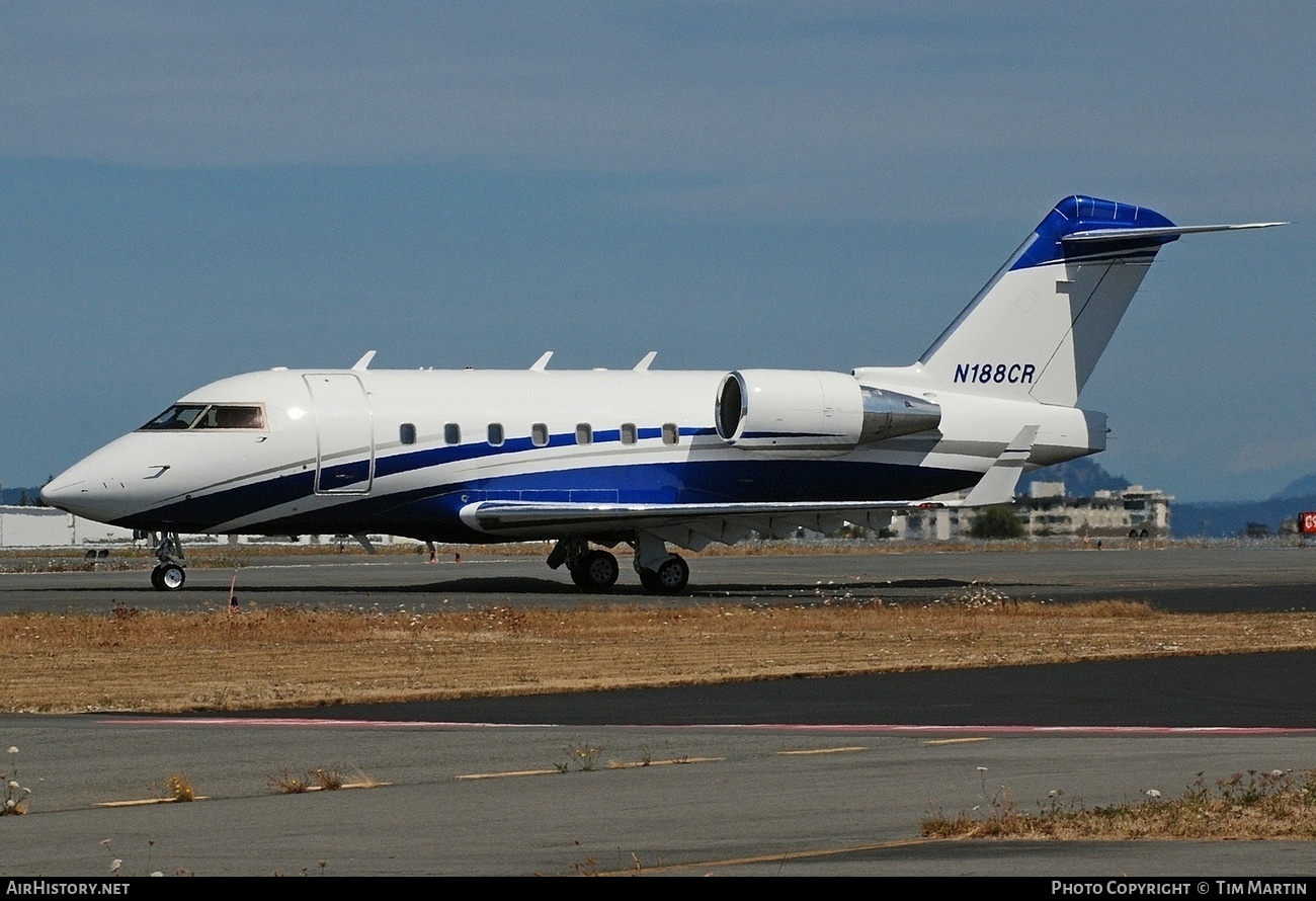Aircraft Photo of N188CR | Bombardier Challenger 604 (CL-600-2B16) | AirHistory.net #834763