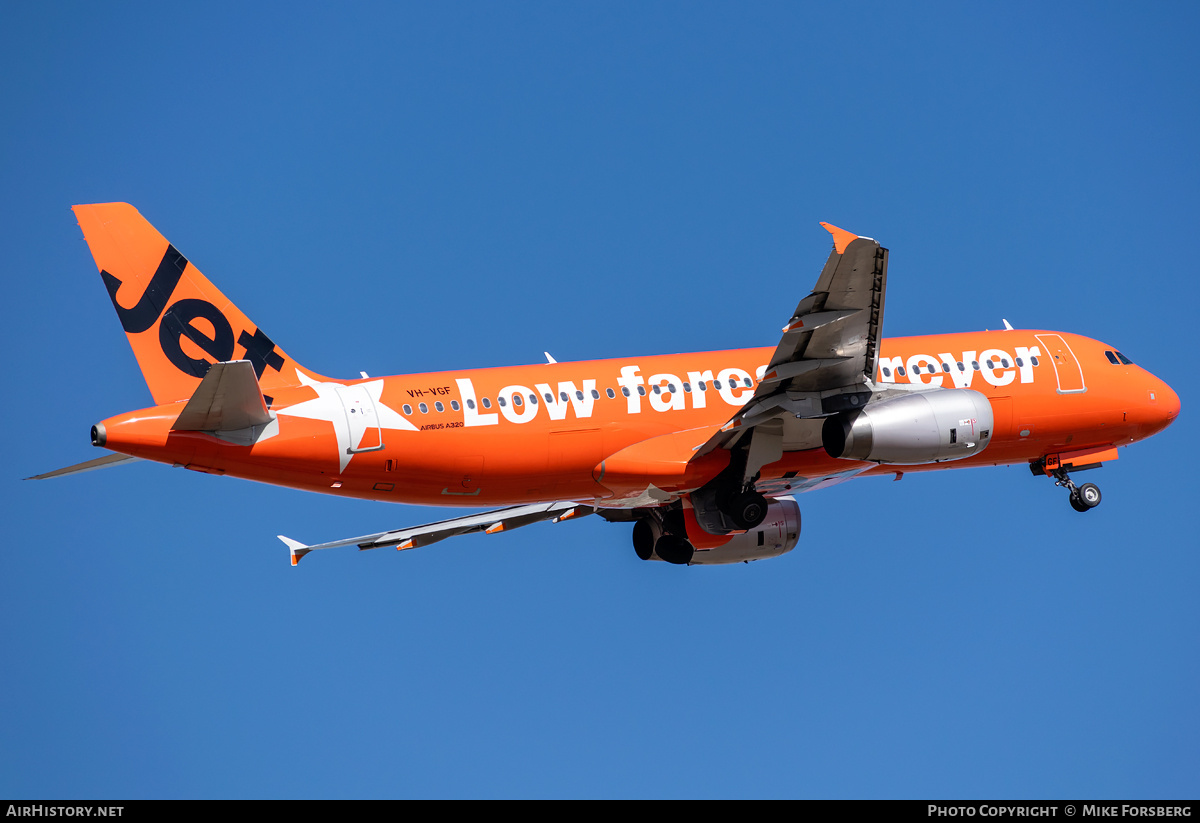 Aircraft Photo of VH-VGF | Airbus A320-232 | Jetstar Airways | AirHistory.net #834772