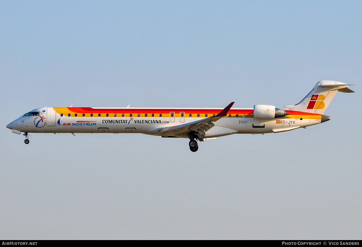 Aircraft Photo of EC-JYV | Bombardier CRJ-900 (CL-600-2D24) | Iberia Regional | AirHistory.net #834779