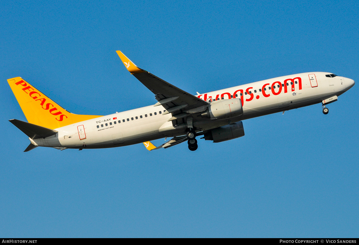 Aircraft Photo of TC-AAY | Boeing 737-82R | Pegasus Airlines | AirHistory.net #834784
