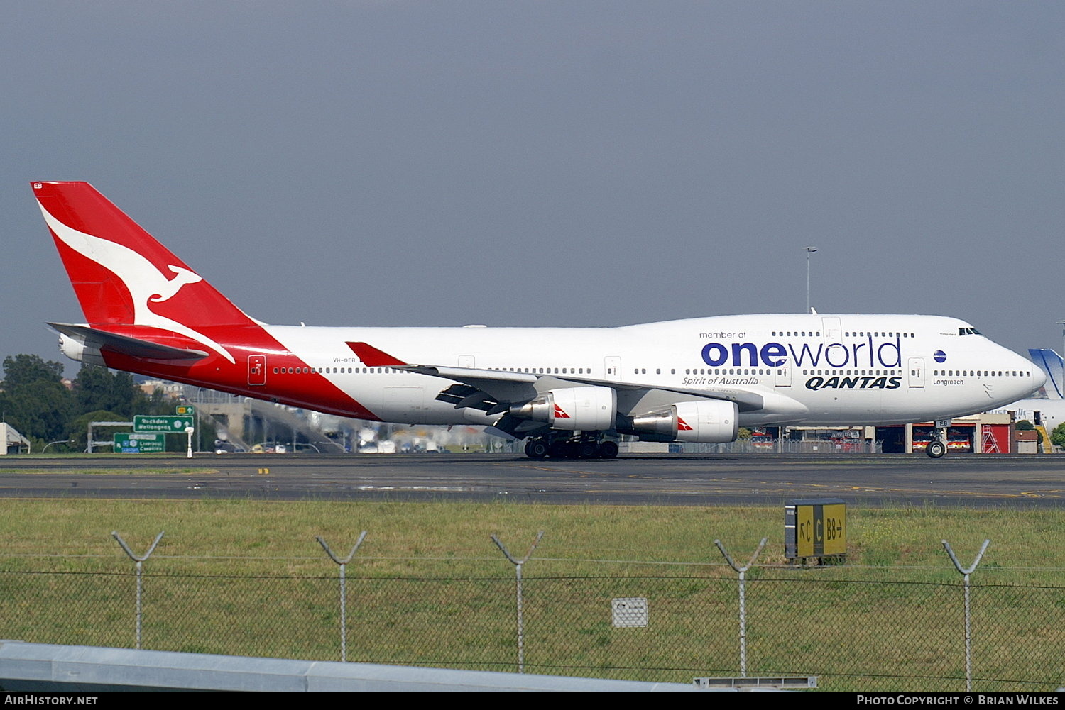 Aircraft Photo of VH-OEB | Boeing 747-48E | Qantas | AirHistory.net #834797