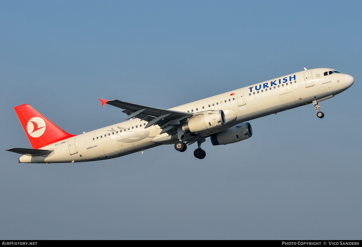 Aircraft Photo of TC-JRD | Airbus A321-231 | Turkish Airlines | AirHistory.net #834802
