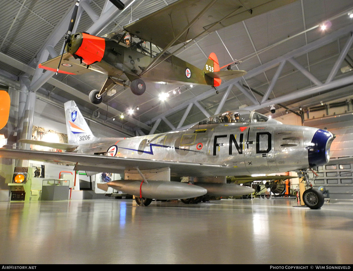 Aircraft Photo of 31206 | North American F-86F Sabre | Norway - Air Force | AirHistory.net #834816