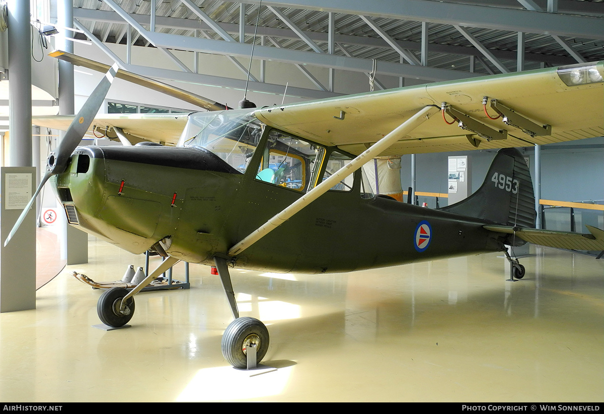 Aircraft Photo of 4953 | Cessna O-1E Bird Dog | Norway - Air Force | AirHistory.net #834833