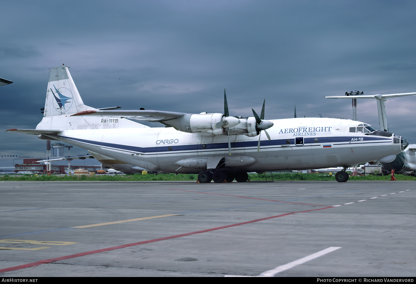 Aircraft Photo of RA-11115 | Antonov An-12B | Aerofreight Airlines | AirHistory.net #834880