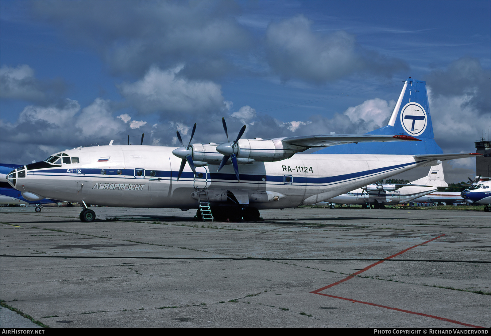 Aircraft Photo of RA-11124 | Antonov An-12B | Aerofreight Airlines | AirHistory.net #834882
