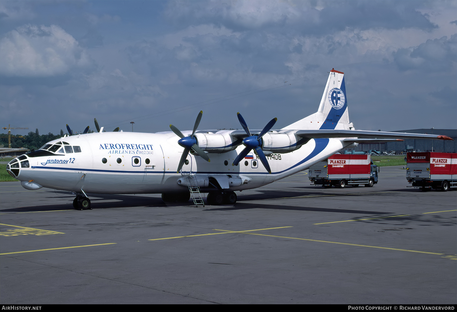 Aircraft Photo of RA-11408 | Antonov An-12B | Aerofreight Airlines | AirHistory.net #834884