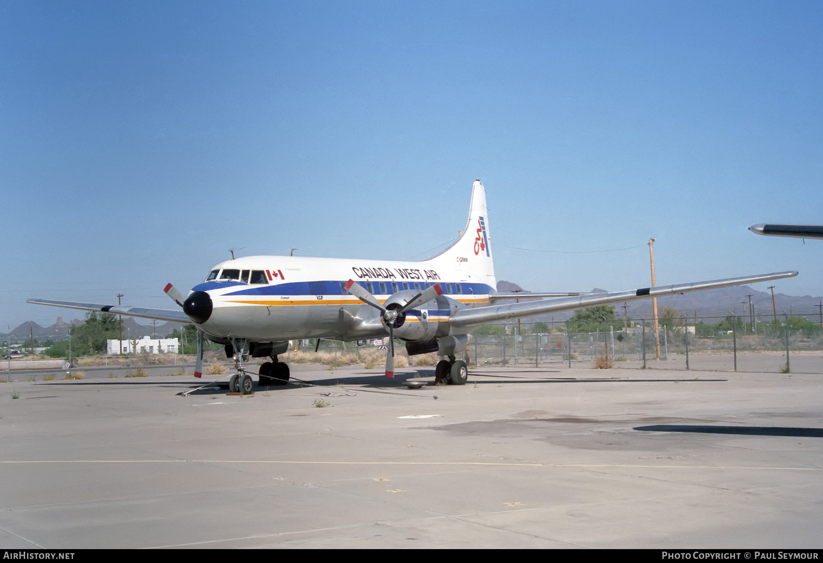 Aircraft Photo of C-GRWW | Convair 440-51 Metropolitan | Canada West Air | AirHistory.net #834913