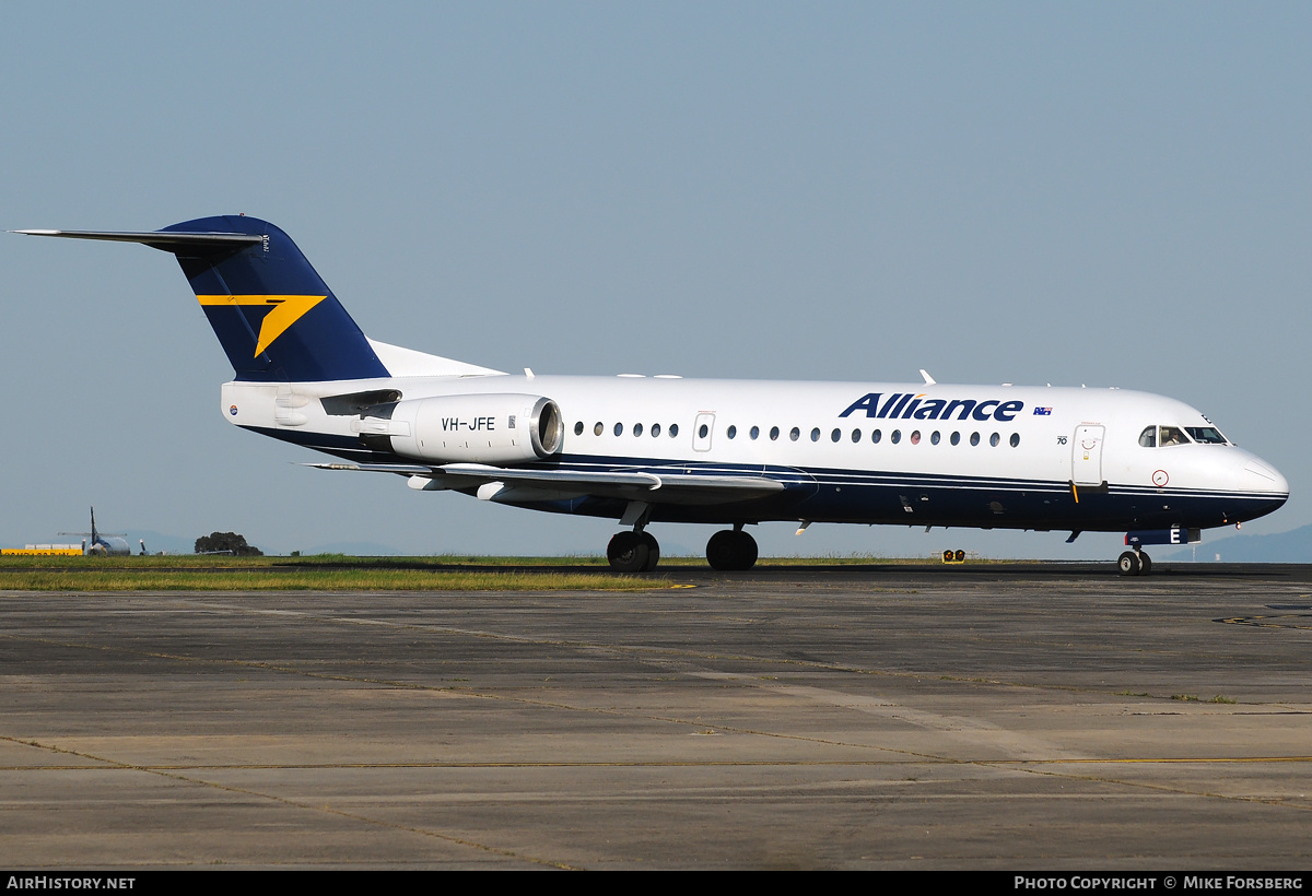 Aircraft Photo of VH-JFE | Fokker 70 (F28-0070) | Alliance Airlines | AirHistory.net #834949