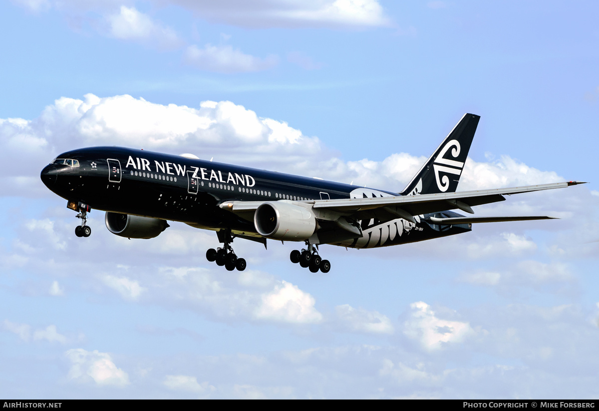 Aircraft Photo of ZK-OKH | Boeing 777-219/ER | Air New Zealand | AirHistory.net #834955