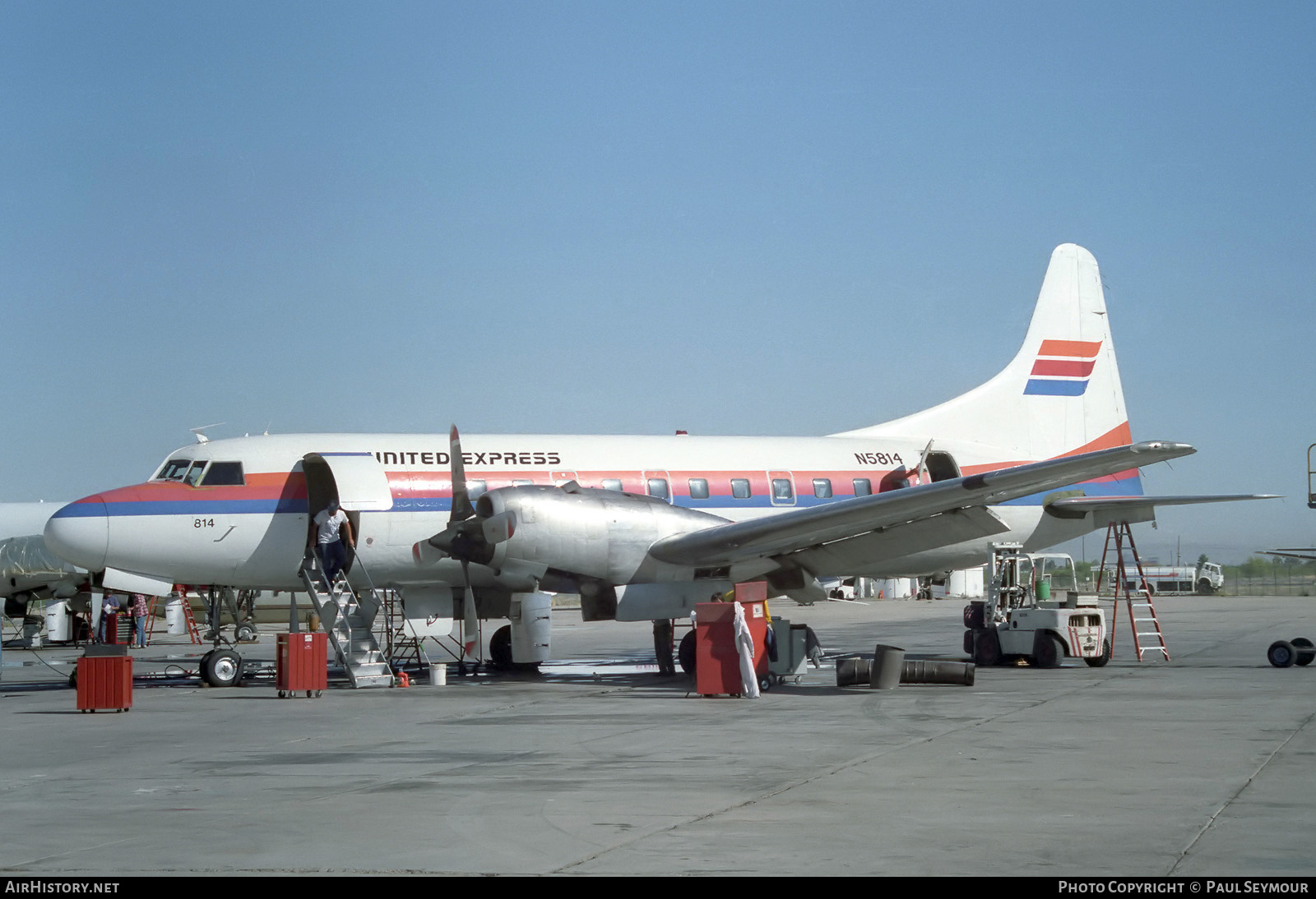 Aircraft Photo of N5814 | Convair 580 | United Express | AirHistory.net #834961