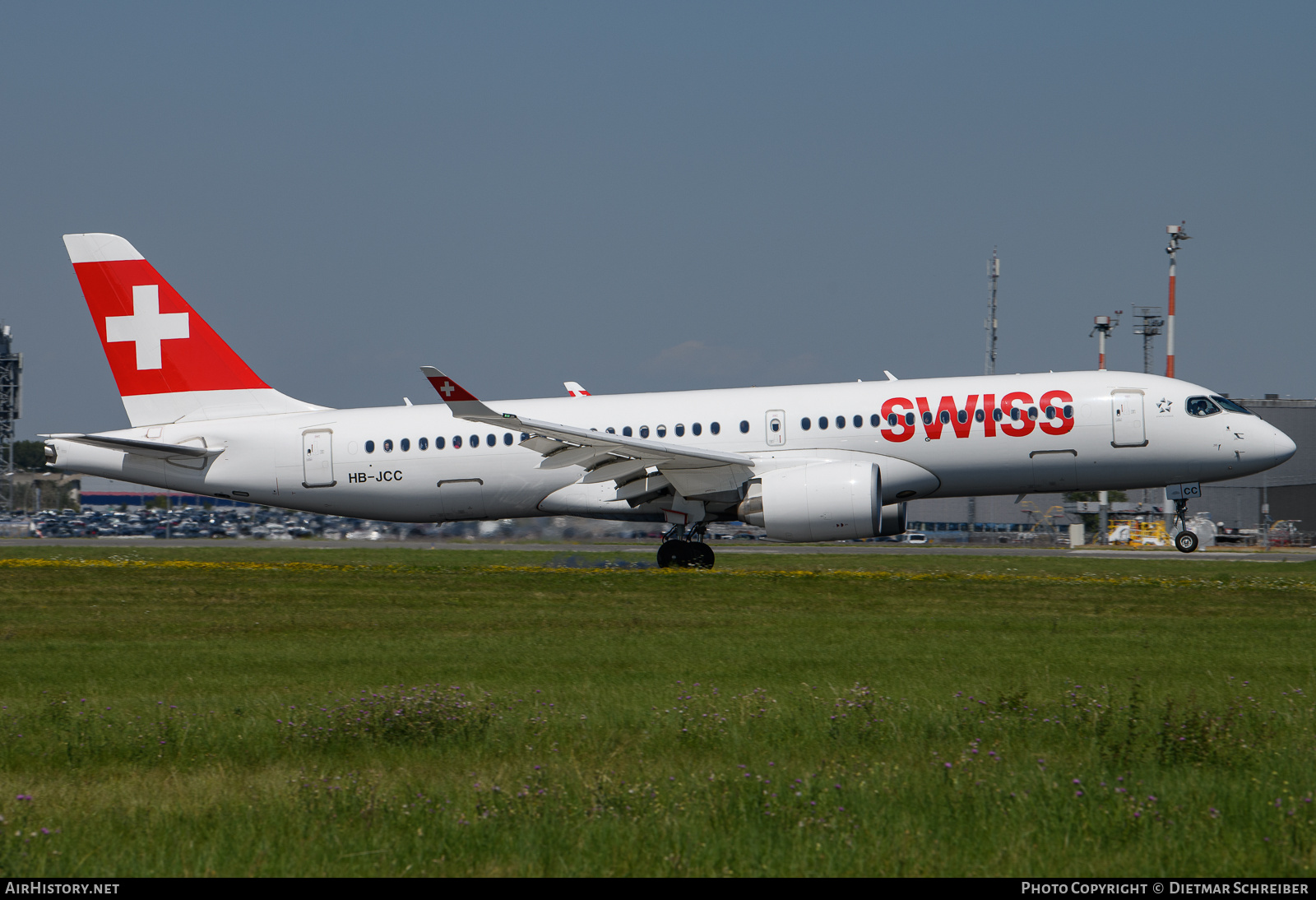 Aircraft Photo of HB-JCC | Bombardier CSeries CS100 (BD-500-1A10) | Swiss International Air Lines | AirHistory.net #834993