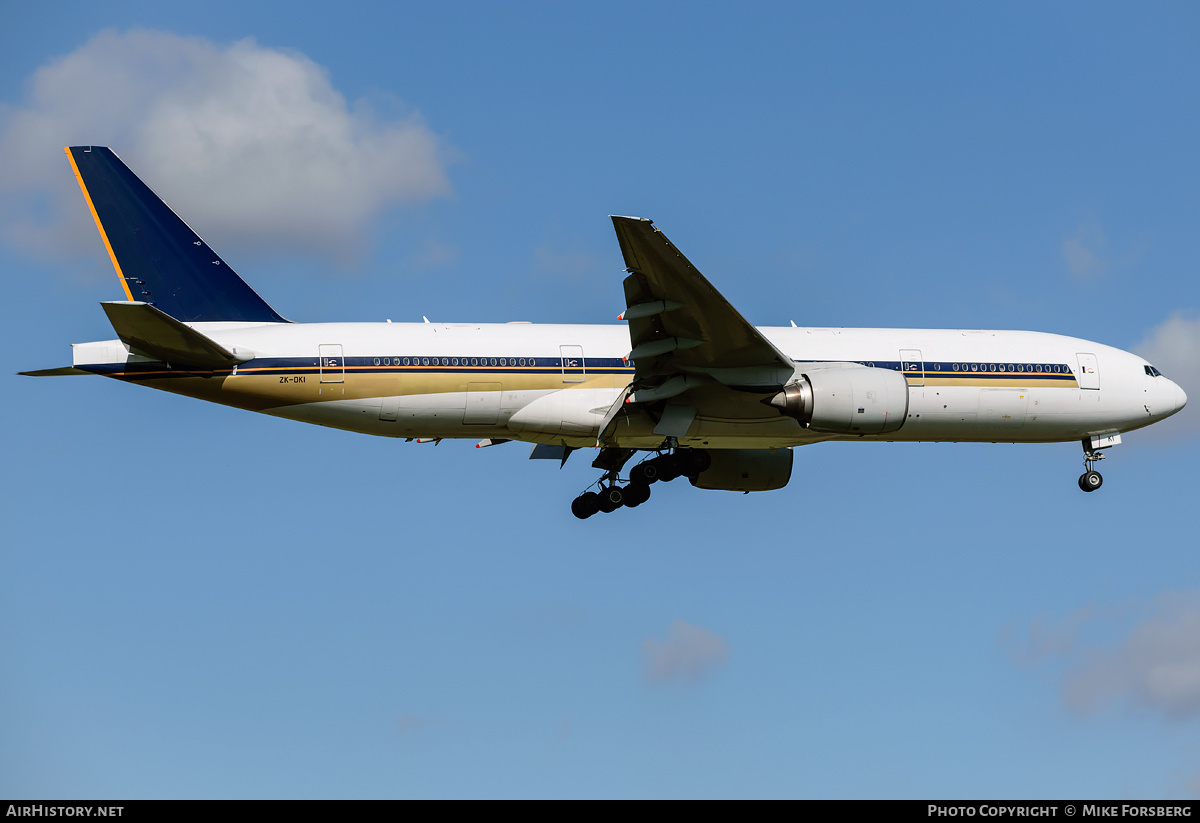 Aircraft Photo of ZK-OKI | Boeing 777-212/ER | AirHistory.net #835009