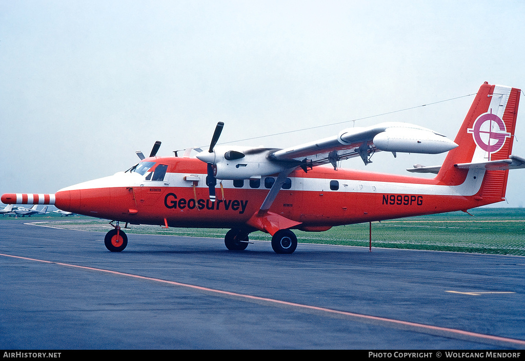 Aircraft Photo of N999PG | De Havilland Canada DHC-6-300 Twin Otter | Geosurvey International | AirHistory.net #835027