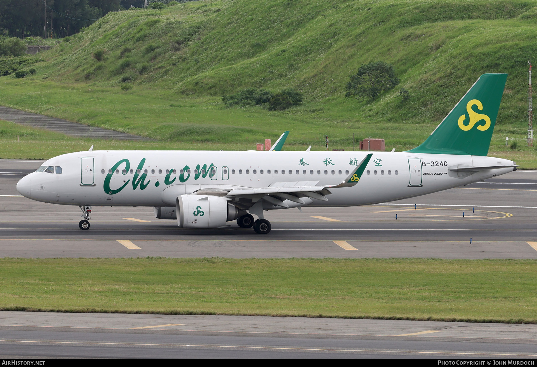 Aircraft Photo of B-324G | Airbus A320-251N | Spring Airlines | AirHistory.net #835083
