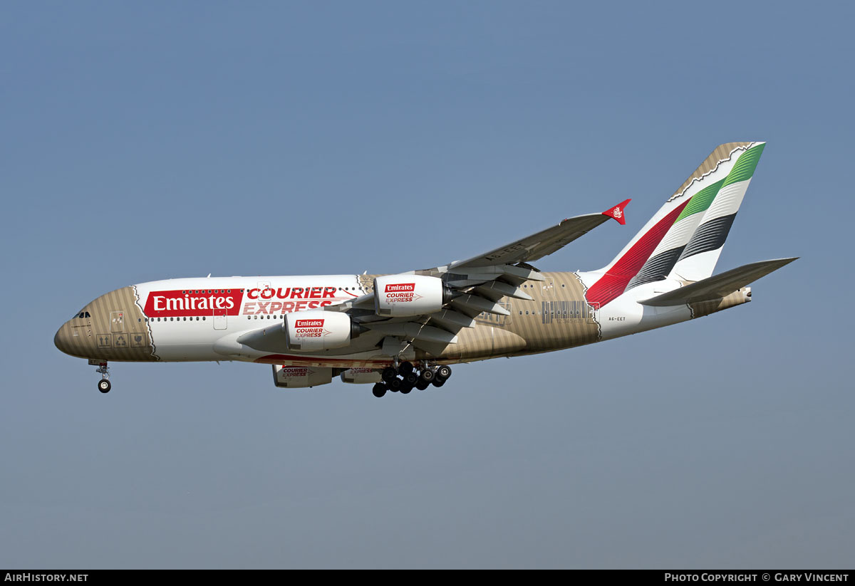 Aircraft Photo of A6-EET | Airbus A380-861 | Emirates | AirHistory.net #835089