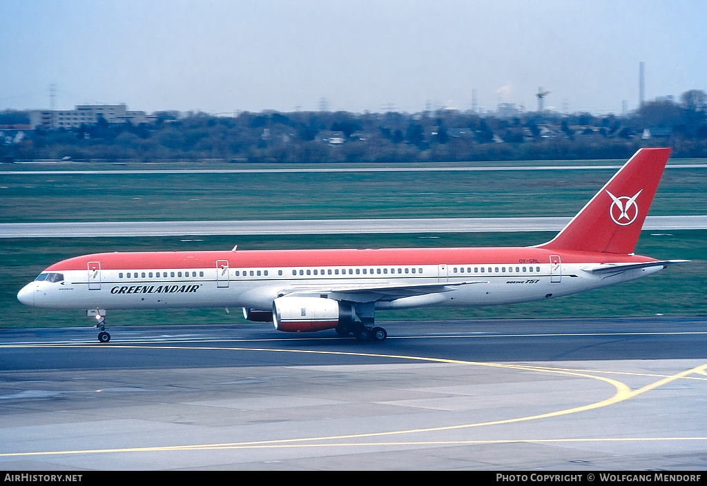 Aircraft Photo of OY-GRL | Boeing 757-236 | Greenlandair - Grønlandsfly | AirHistory.net #835107