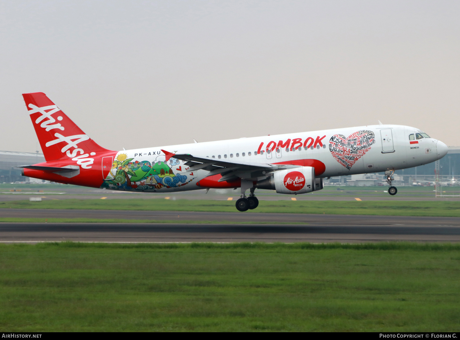 Aircraft Photo of PK-AXU | Airbus A320-216 | AirAsia | AirHistory.net #835110
