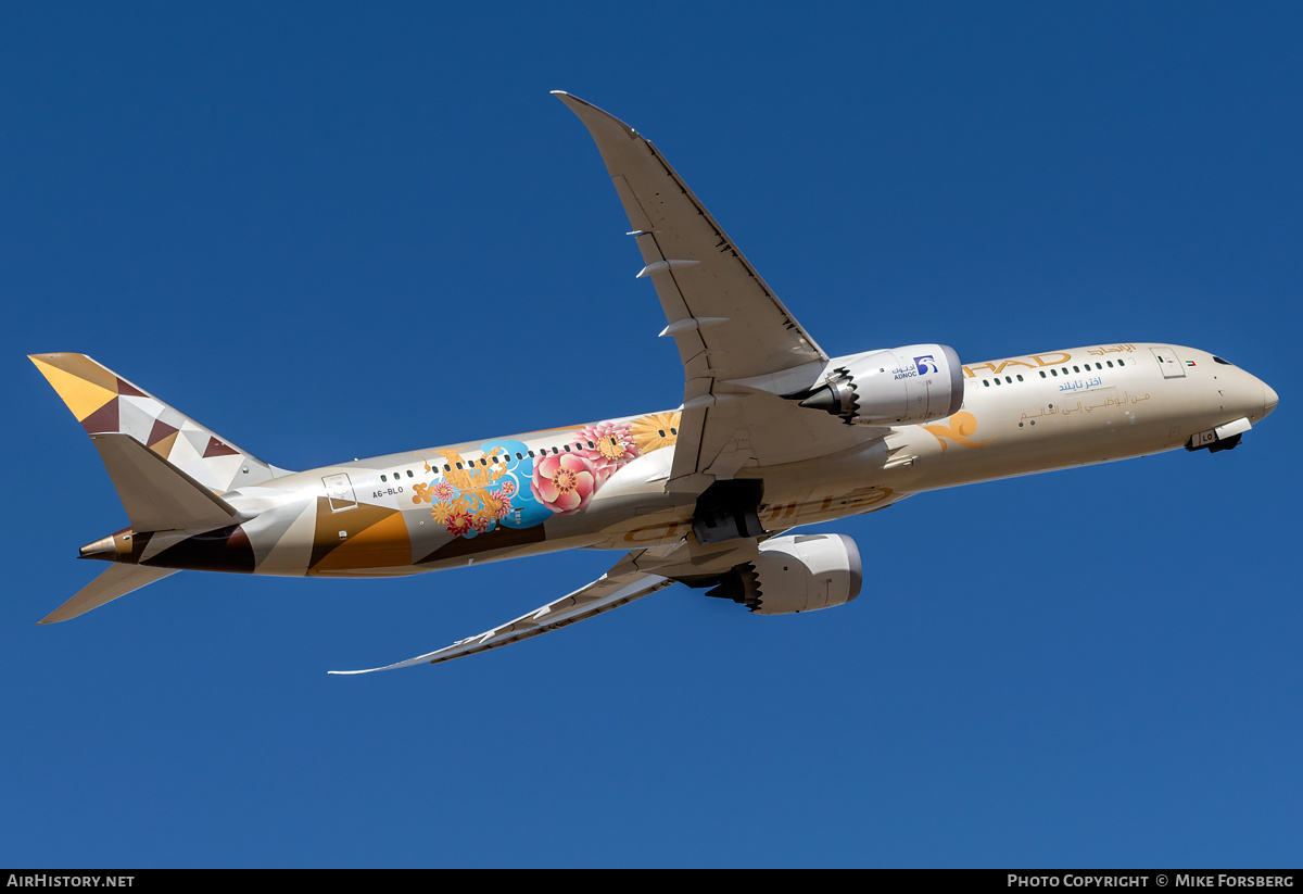 Aircraft Photo of A6-BLO | Boeing 787-9 Dreamliner | Etihad Airways | AirHistory.net #835154