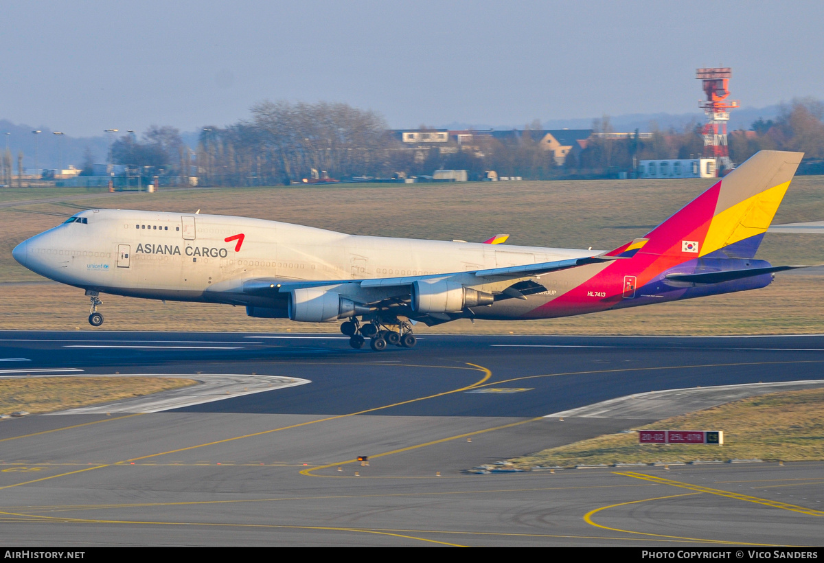 Aircraft Photo of HL7413 | Boeing 747-48E(BDSF) | Asiana Airlines Cargo | AirHistory.net #835177