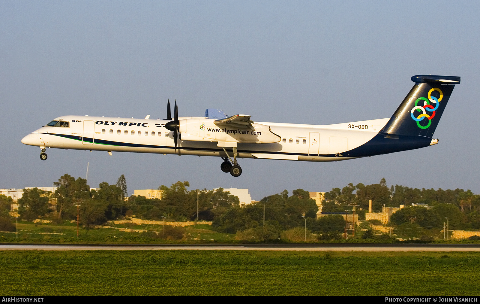 Aircraft Photo of SX-OBD | Bombardier DHC-8-402 Dash 8 | Olympic | AirHistory.net #835191