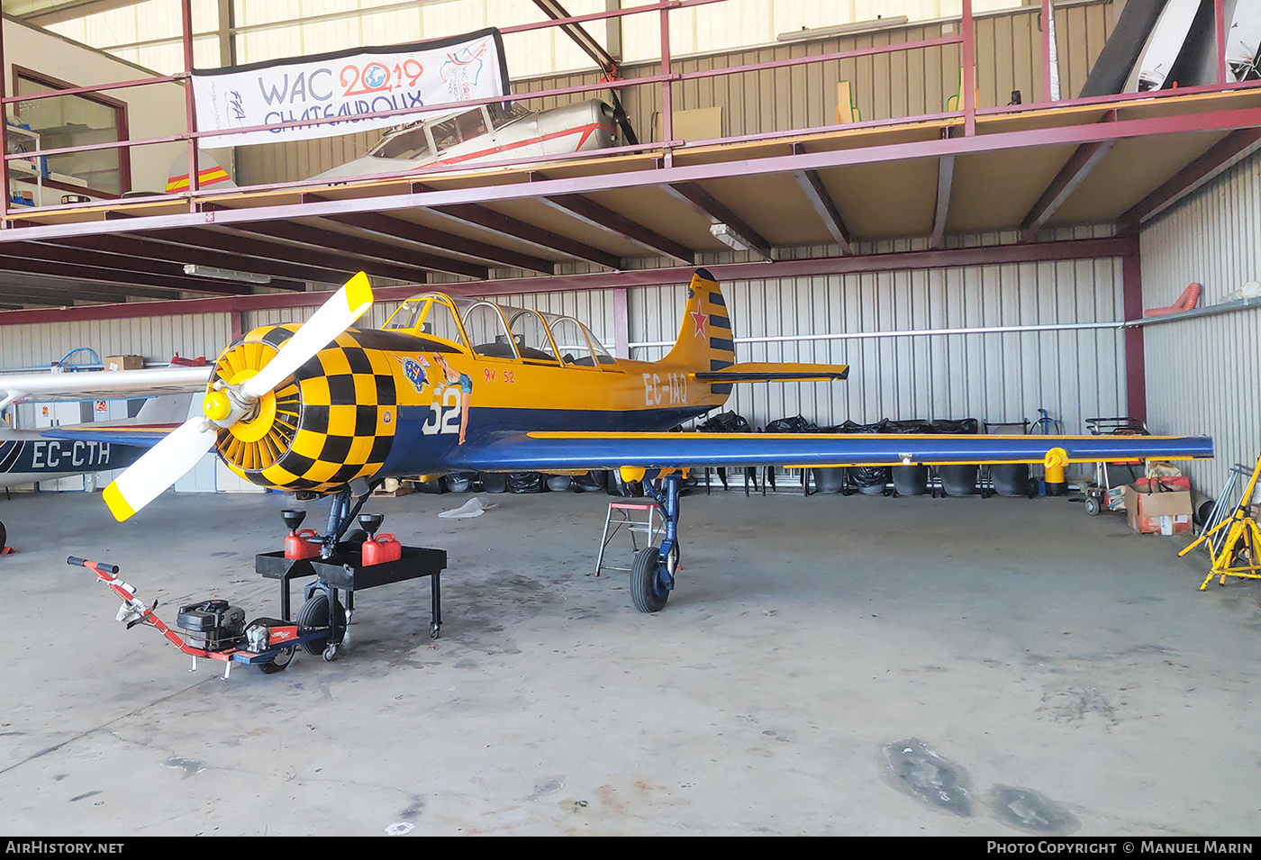 Aircraft Photo of EC-IAQ | Yakovlev Yak-52 | AirHistory.net #835193