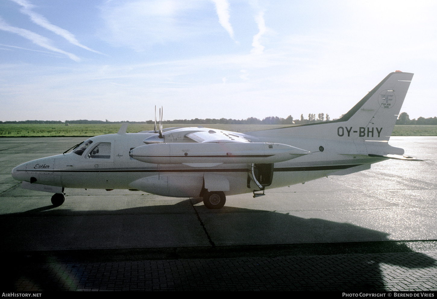 Aircraft Photo of OY-BHY | Mitsubishi MU-2 Marquise (MU-2B-60) | Fynn Air Taxi | AirHistory.net #835254