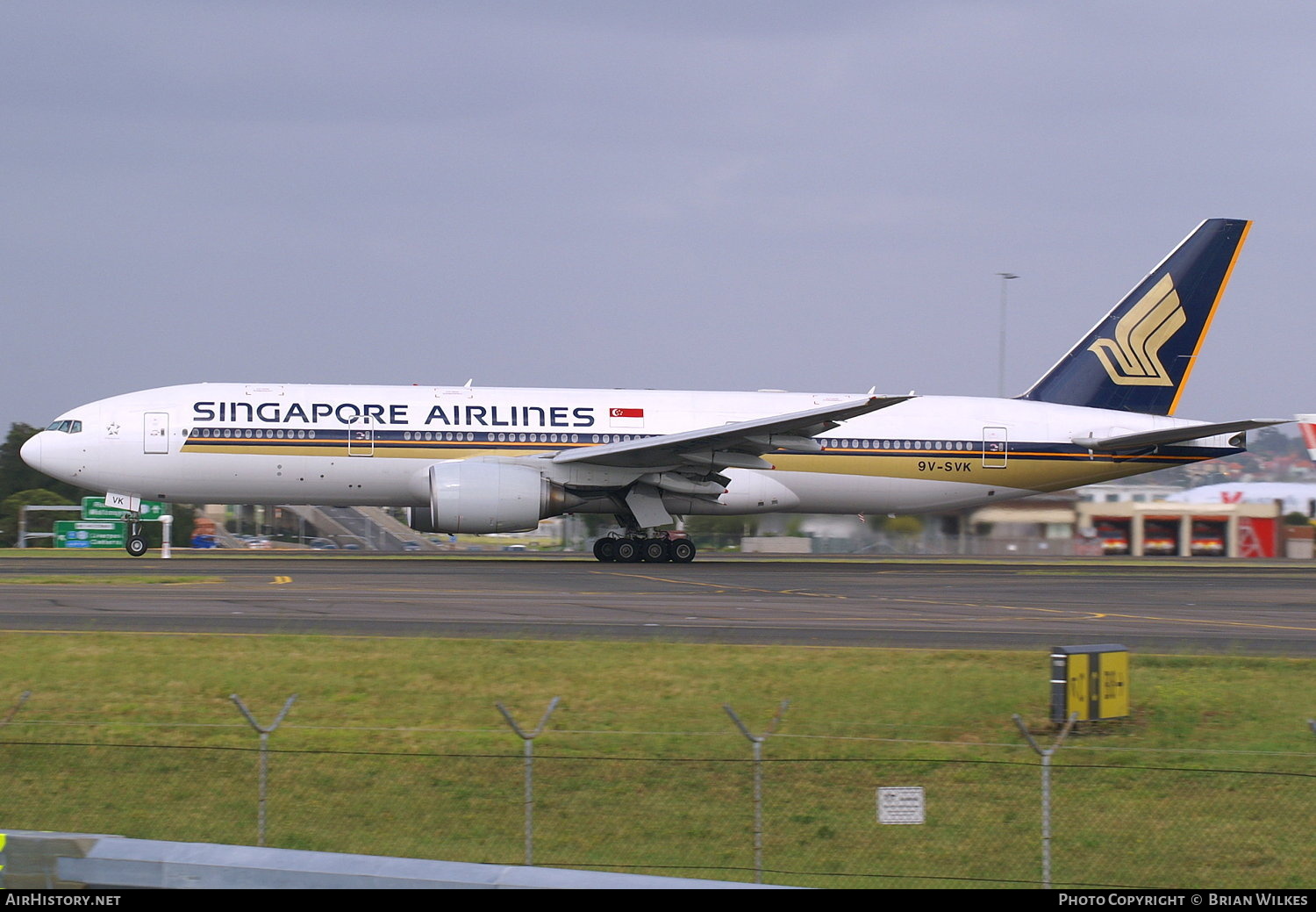 Aircraft Photo of 9V-SVK | Boeing 777-212/ER | Singapore Airlines | AirHistory.net #835264