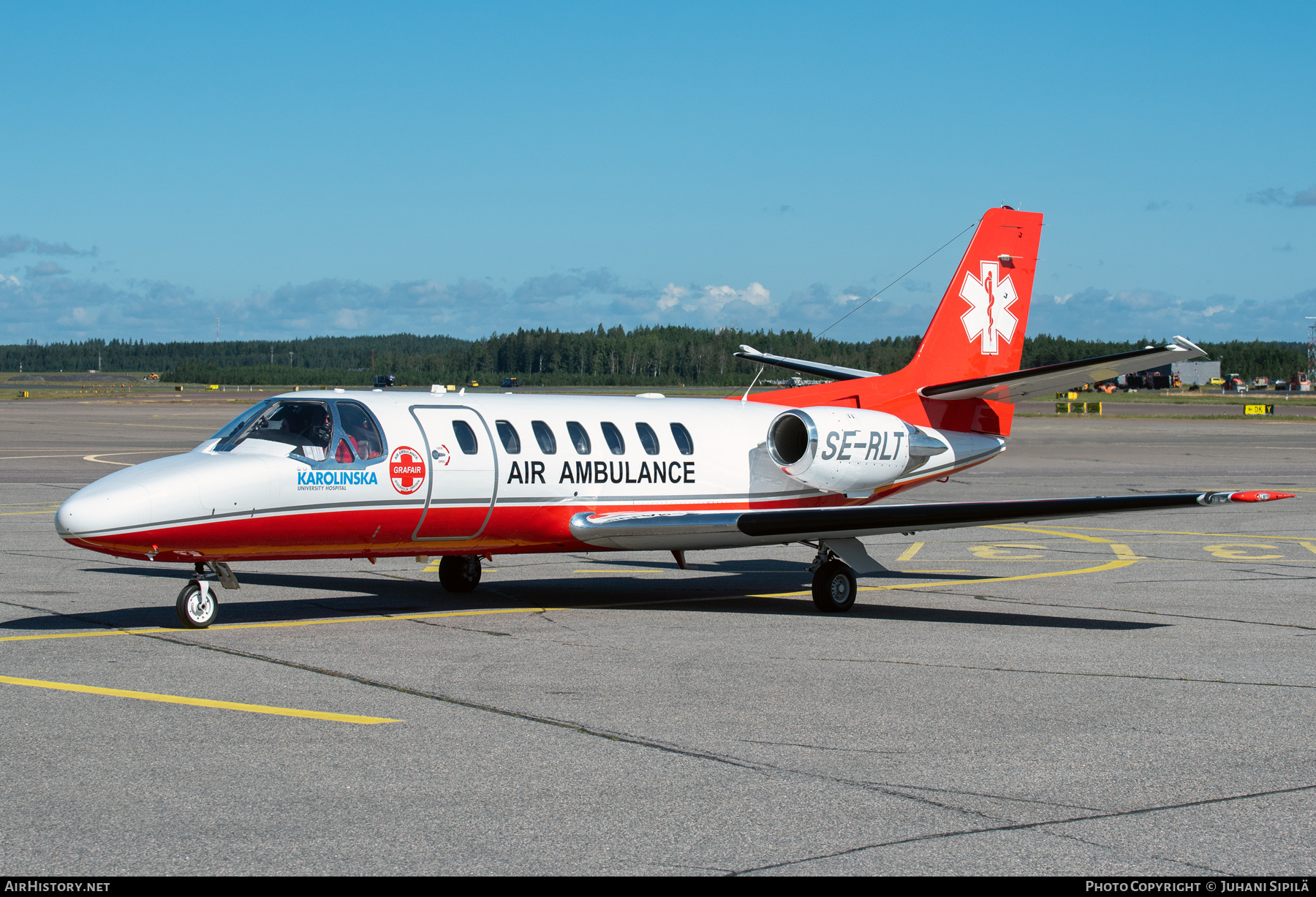 Aircraft Photo of SE-RLT | Cessna 560 Citation Ultra | Grafair | AirHistory.net #835276