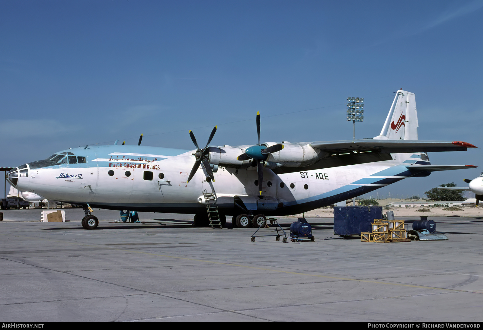 Aircraft Photo of ST-AQE | Antonov An-12AP | United Arabian Airlines | AirHistory.net #835285