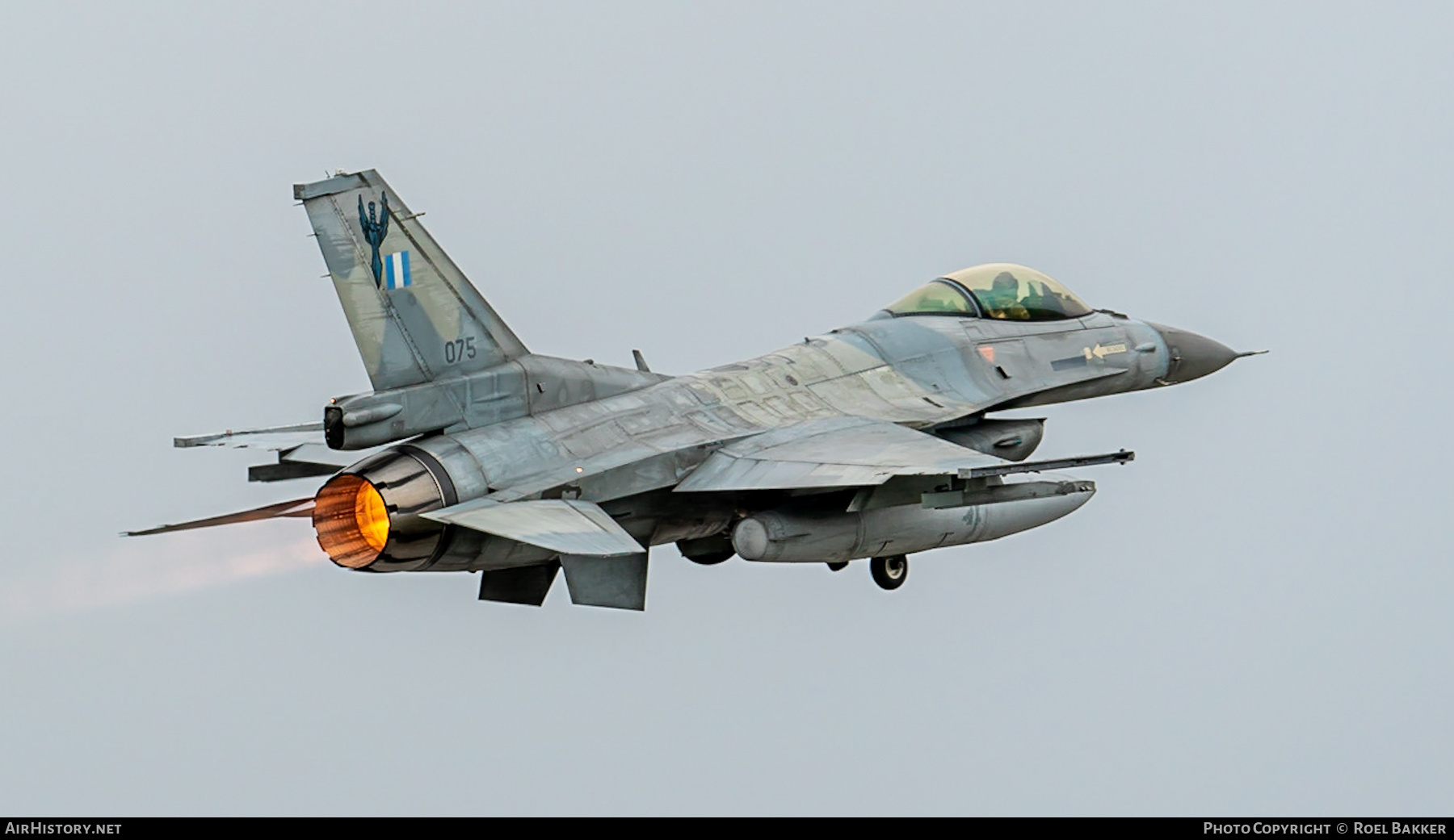 Aircraft Photo of 075 | Lockheed Martin F-16CJ Fighting Falcon | Greece - Air Force | AirHistory.net #835296
