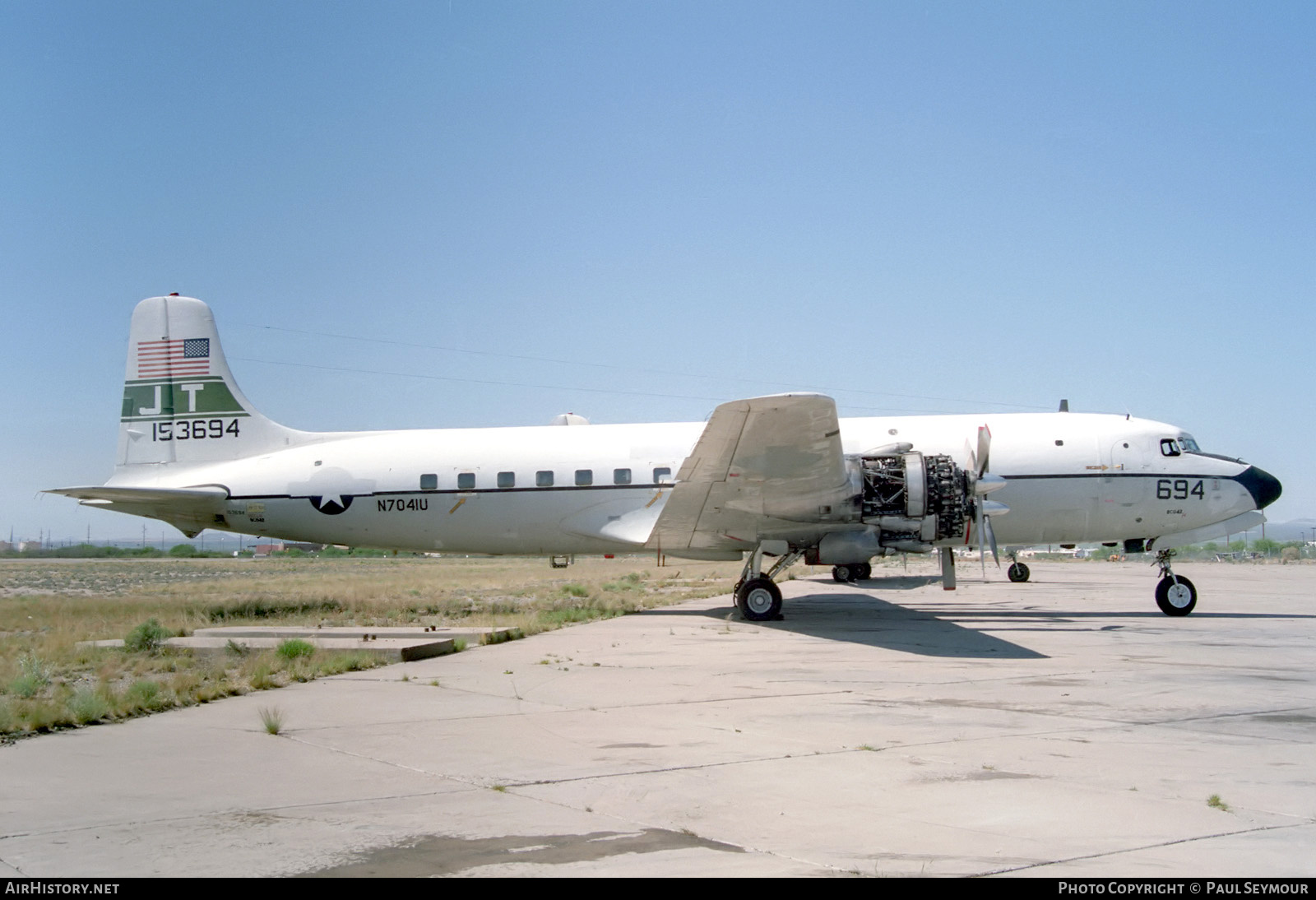 Aircraft Photo of N7041U / 153694 | Douglas C-118B Liftmaster | USA - Navy | AirHistory.net #835312