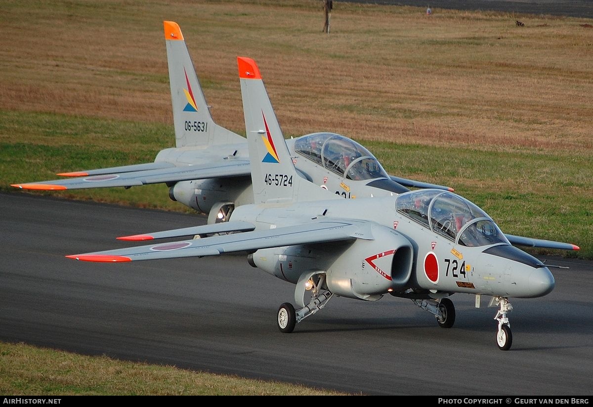 Aircraft Photo of 46-5724 | Kawasaki T-4 | Japan - Air Force | AirHistory.net #835328