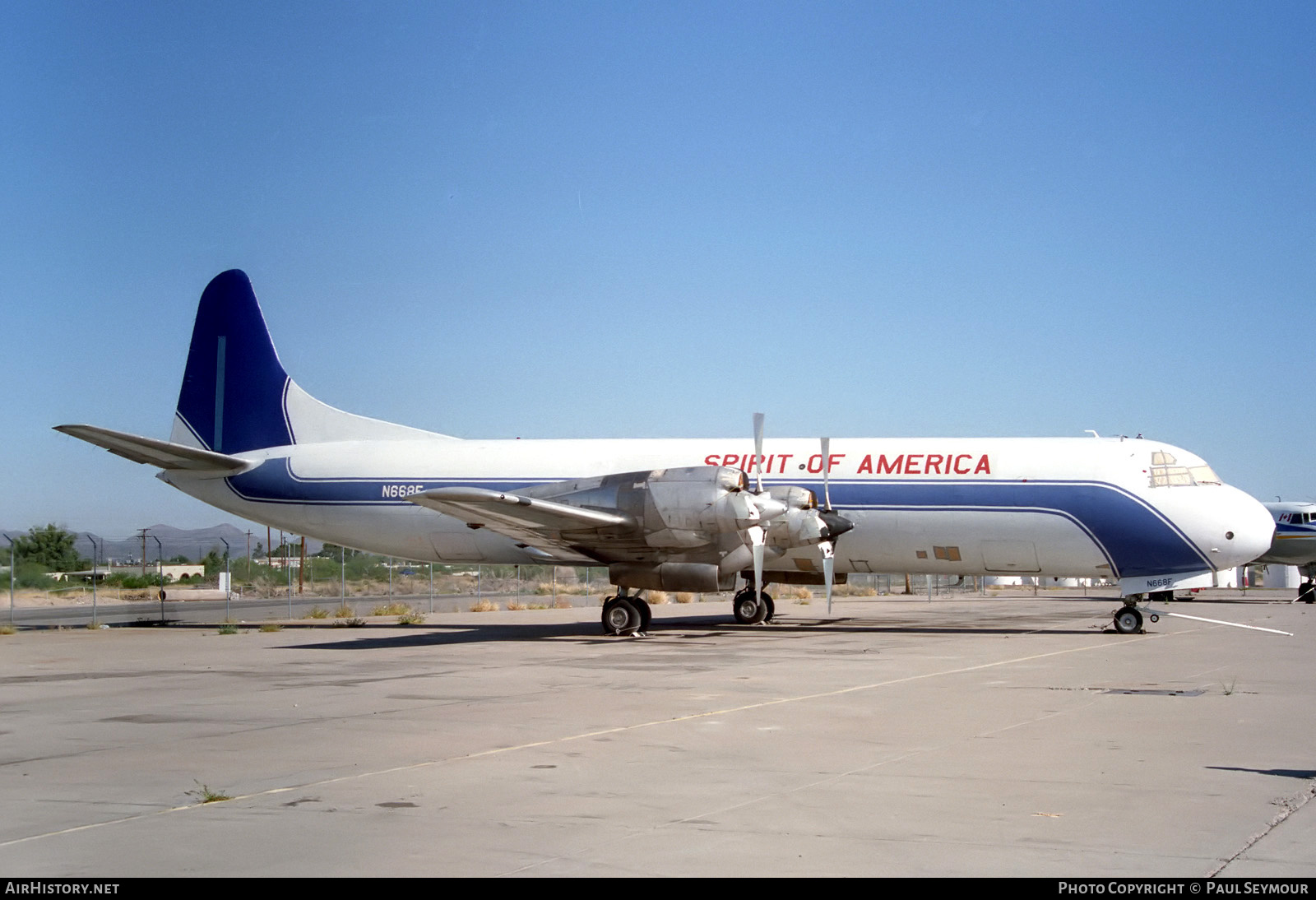 Aircraft Photo of N668F | Lockheed L-188C(F) Electra | Spirit of America | AirHistory.net #835344