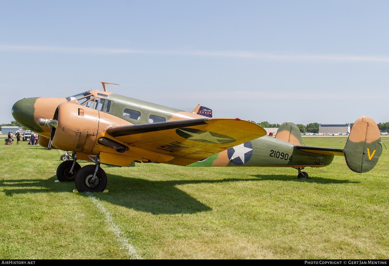 Aircraft Photo of N40074 / 210904 | Beech C-45H Expeditor | Confederate Air Force | USA - Army | AirHistory.net #835366